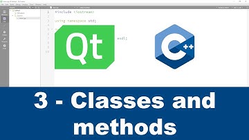 3 - Qt with C++ Class and Methods - ( Qt Creator )