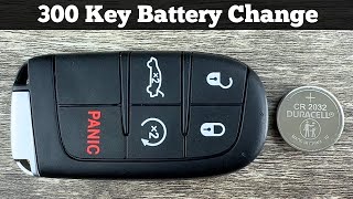 How To Replace CHRYSLER 300 Remote Key Fob Battery 2011 - 2023 DIY Change Replacement Key  Batteries