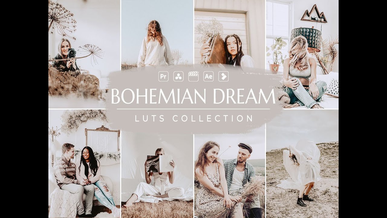 Bohemian Dream Video LUTs | Bohemian Video LUT | Influencer LUT | Video Preset | Vn LUTs | Video LUT