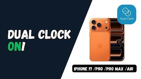 How to Add Dual Clock Widget on iPhone 17 / 17 Pro / 17 Pro Max (Show 2 Time Zones on Home Screen)