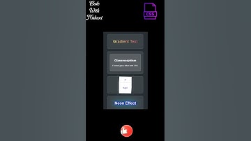 3D Cube text Animation with CSS!" #shorts #css