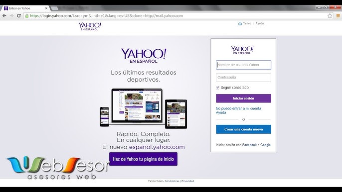 Yahoo! Mail » Iniciar sesión y entrar al correo
