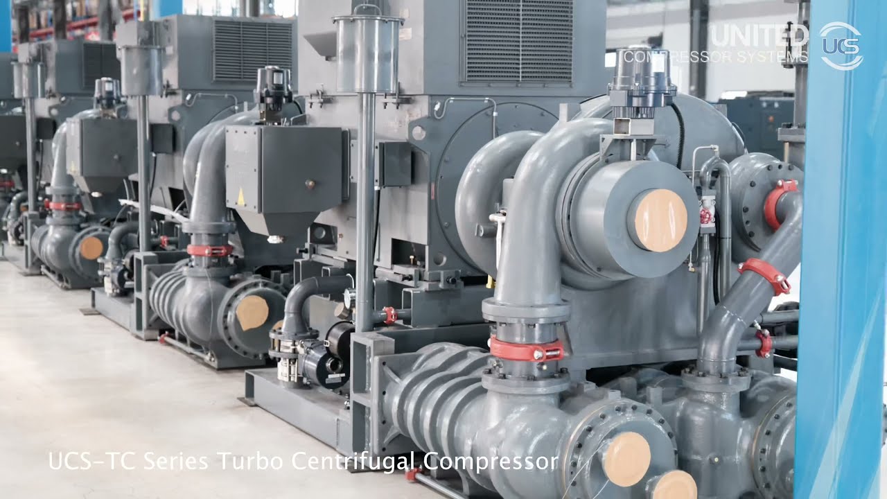 UCS TC Series Turbo Centrifugal Compressor - YouTube