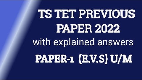 TS TET previous paper 2022/ paper-1