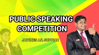 PUBLIC SPEAKING COMPETITION