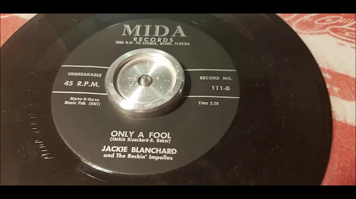 Jackie Blanchard - Only A Fool -1959 Teen - Mida 111