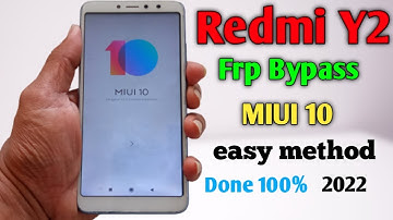 Redmi Y2 Frp Bypass MIUI 12 | Mi Y2 Google Account lock Remove | Frp Bypass Without PC
