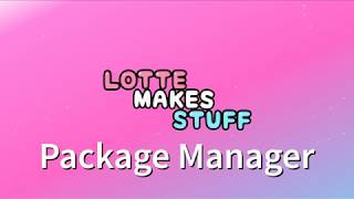 Unity 2019.1 package manager tutorial