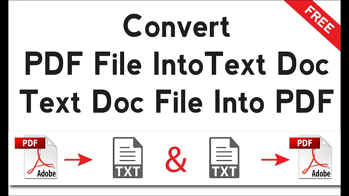 How to Convert Notepad txt File to PDF & PDF to txt File | #Tech9