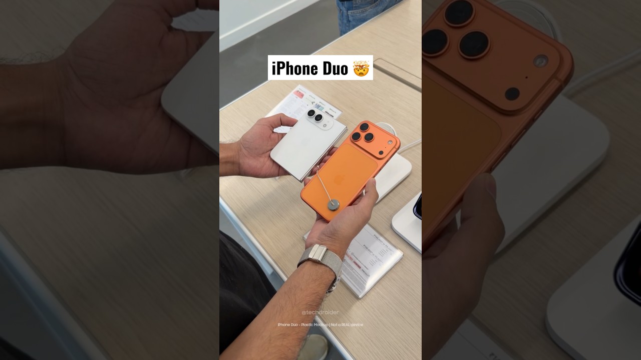 iPhone Duo is here… Apple iPhone Fold 🤯