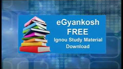 Ignou Study Mat Youtube
