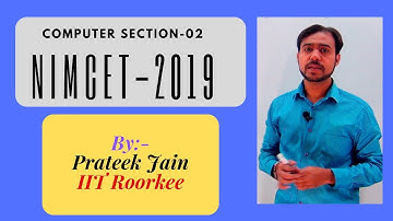 NIMCET - 2019 Paper Solution (PART - 2) | Computer section