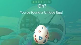 Oh? Unique egg in Pokemon go 😳