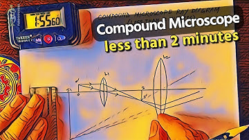 Compound Microscope Ray Diagram | class 12th physics | unit 6 | optics | in Bengali & eng subtitle