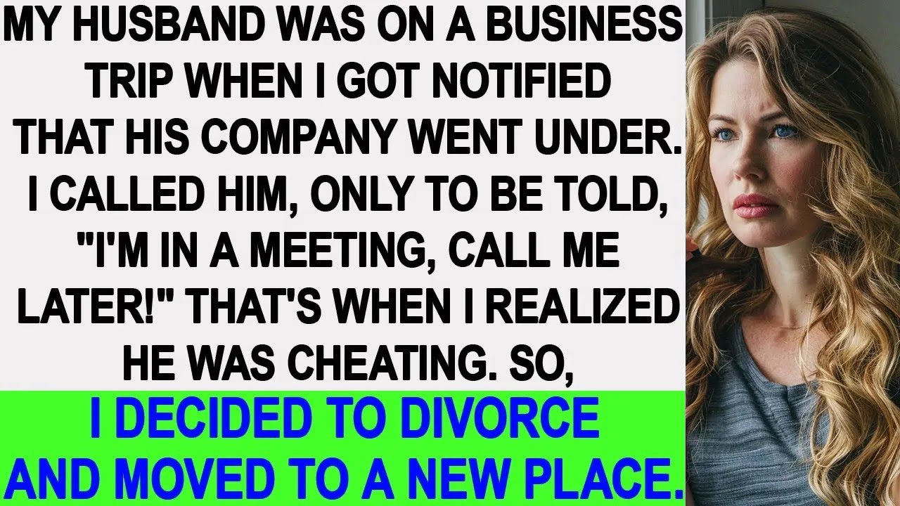 My husband was on a business trip when I got notified that his company ...