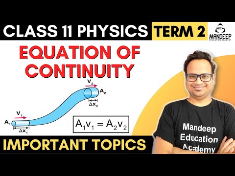 Equation of Continuity