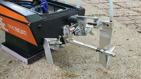 Pro Boat Stealthwake with strut moved up and stinger – trying to fix the handling