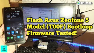 Cara Flash Asus Zenfone 5 (T00F/T00J) Bootloop (Mentok Logo Asus)