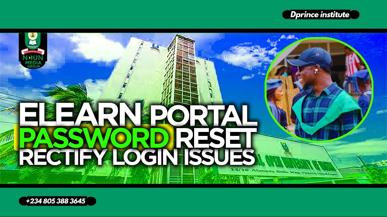 how-to-reset-your-password-on-noun-elearn-youtube