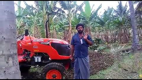 KUBOTA MU5501 55HP TRACTOR BANAN MULCHING