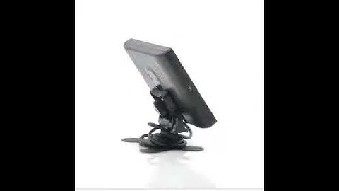 7 Inch Car Headrest Monitor   800x480, 130 Degrees Viewing Angle Black