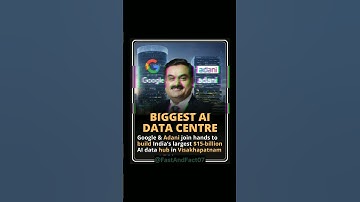 Google & Adani to build India’s biggest $15B AI Data Centre in Visakhapatnam 🚀 #AI #Adani #Google