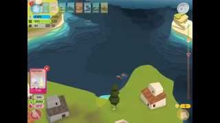 GODUS FUN: Killing some swimming Astari with the finger of god.