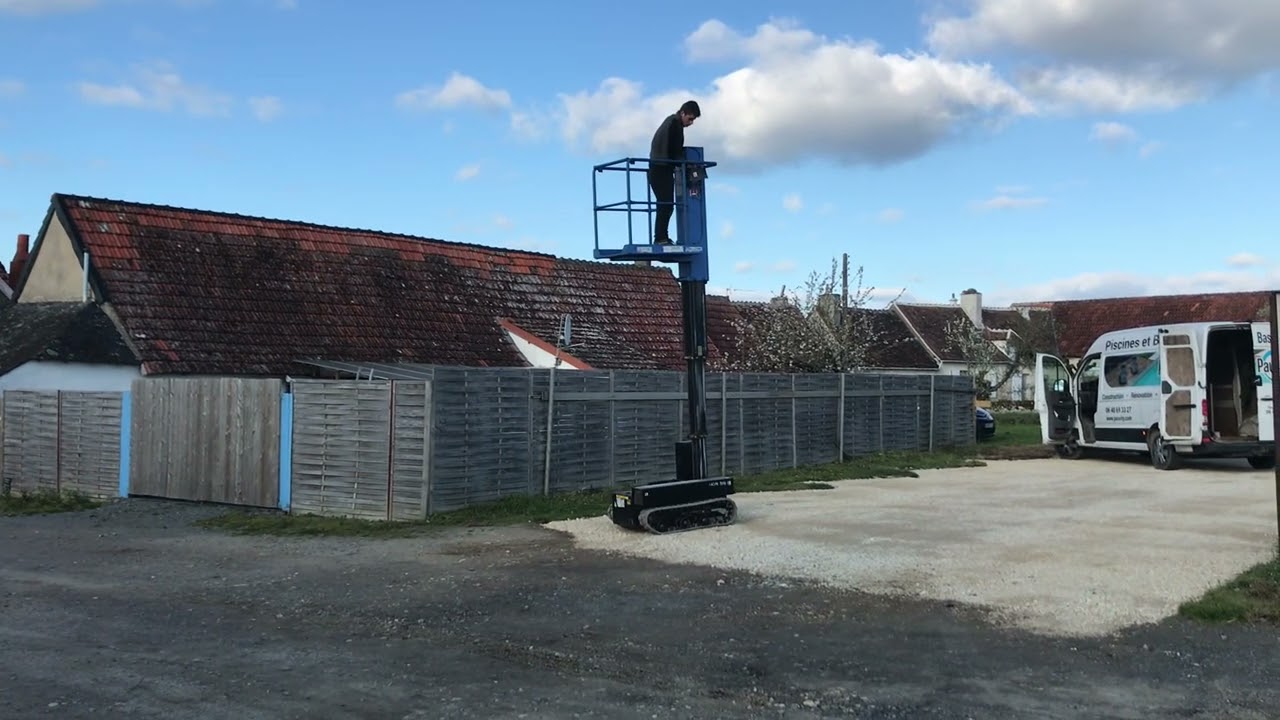 Nacelle sur chenilles