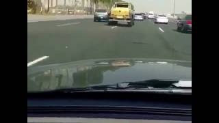 GOLD Mercedes G Wagon races in Dubai ends in crash !!