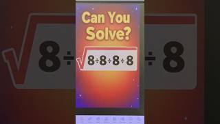 CAN YOU DO IT ? A Nice MATH SQUARE ROOT Problem #math #education #mathematics #maths #class #viral
