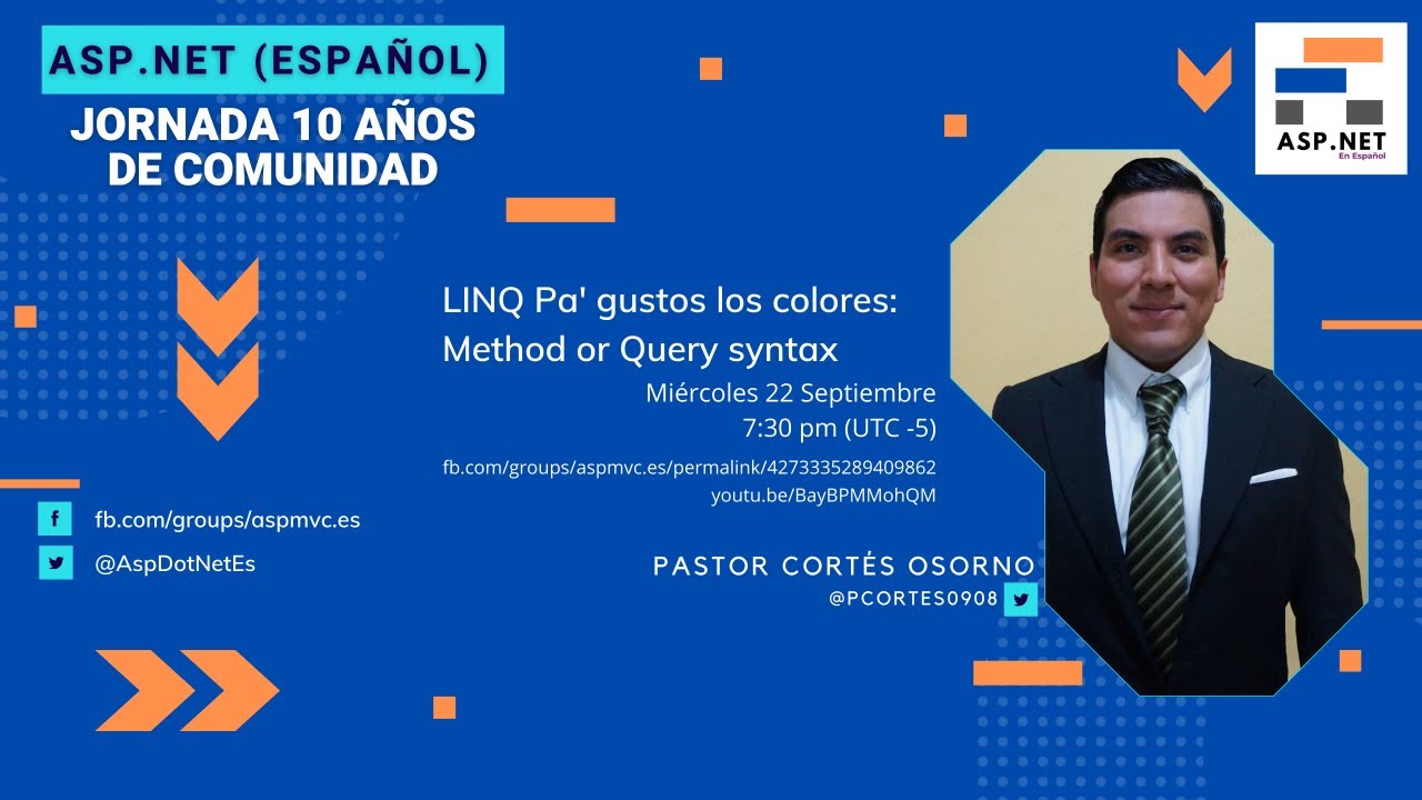 LINQ Pa' gustos los colores: Method or Query syntax - Jornada 10 años ...