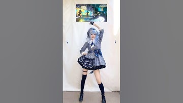 【すいちゃんコスで踊ってみた】ビビデバ / 星街すいせい 反転mirror ver.【神綺杏菜】#Shorts