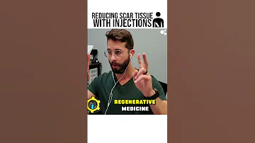 Reducing scar tissue with injections