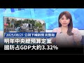明年度中央總預算