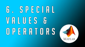 #6 MATLAB - From Zero to Hero | Special Values & Operators