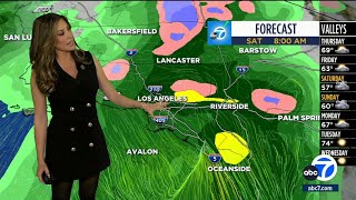 SoCal Easter weekend forecast: Rain, snow on tap