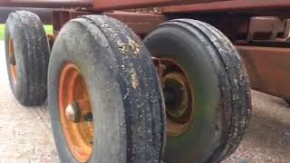 Farmhand F 114 Stack / Bale Mover 27ā 8ā X 140ā Wide Hydraulic Bed Hydraulic Operated Forward/ Reve
