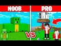Jj pro vs mikey noob compete in buildings in minecraft maizen