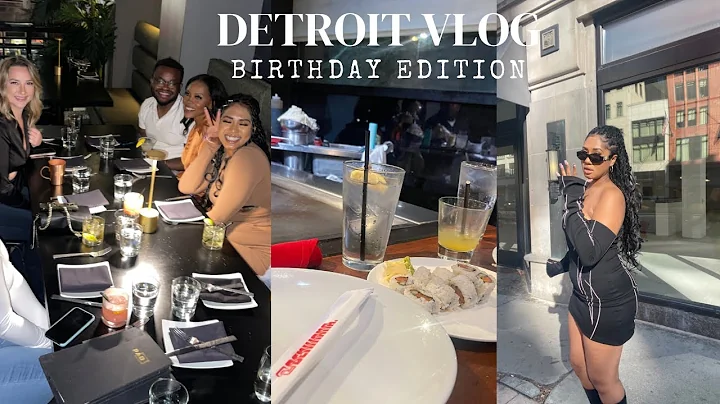 Detroit Bday Vlog 2022: Dinner at PAO, Pistons Vs ...