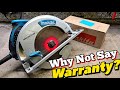 Always tell the repair man if it's a Warranty repair. Makita 5008MGA Saw repair.