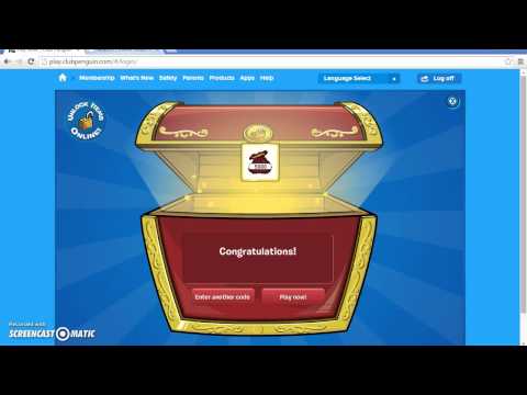 Club Penguin code for 5000 coins!!!!!!