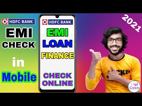 hdfc loan details emi kaise check kare - hdfc finance mobile loan - new leatest video hdfc emi kaise