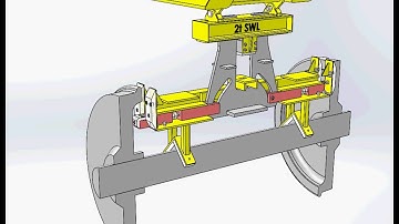 Automatic lifting beam for Network Rail: actuators mechanism