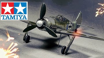 FULL VIDEO BUILD TAMIYA Focke Wulf Fw190D-9 (1:72 scale)