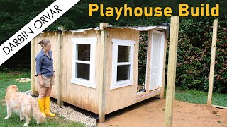 Epic Playhouse Build: Interior & Exterior (electrical, ceiling, walls and more)