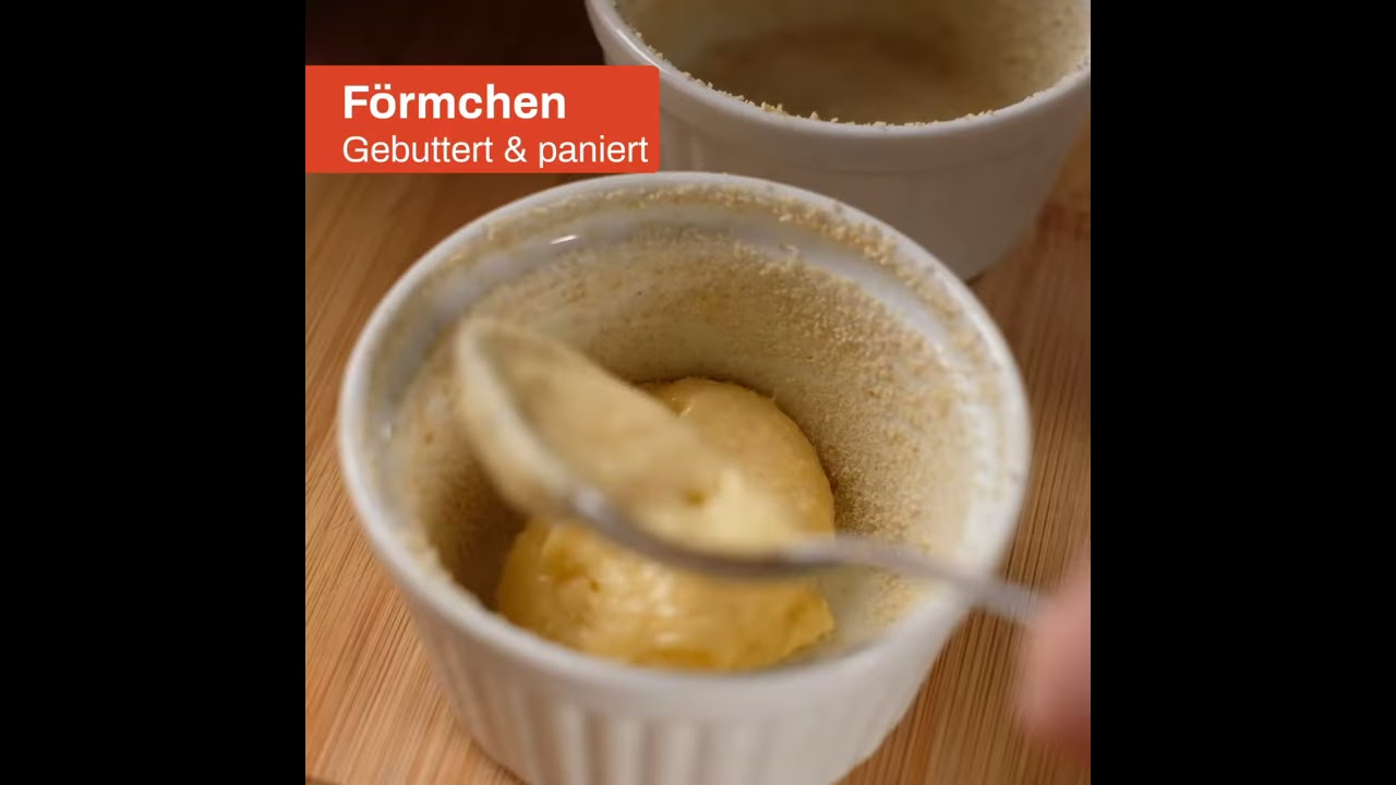 Käsesoufflé mit Feldsalat - YouTube