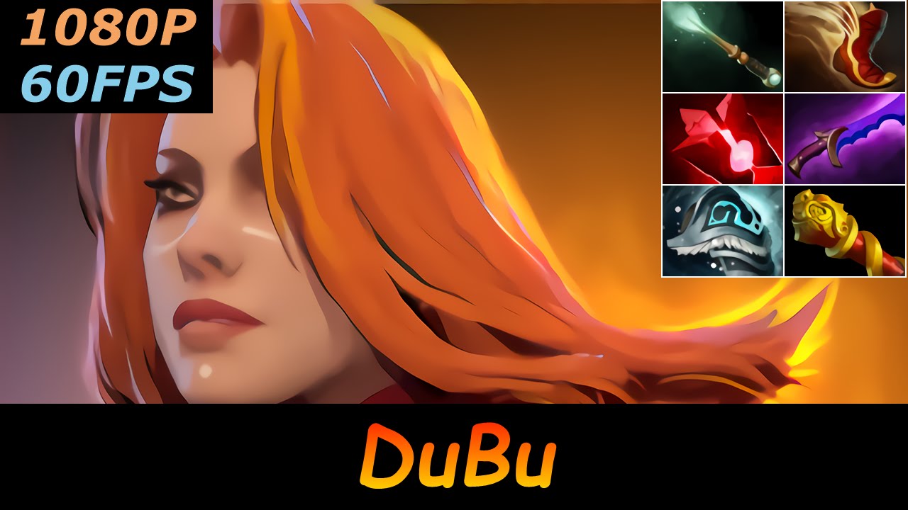 Dota 2 DuBu Lina Pro Top MMR 33/1/9 Ranked Full Gameplay