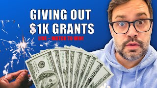 Picking $1,000 Grant Winners | Watch to Win