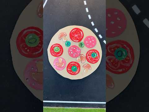 Remote control car and cardboard pizza #builderc