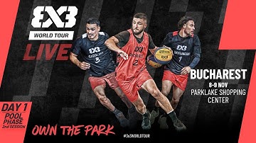 RE-LIVE | FIBA #3x3WorldTour Bucharest 2025 | Pool Phase - Session 2 | #3x3Basketball